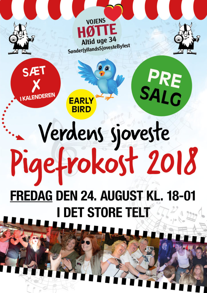 pigefrokost early bird fredag